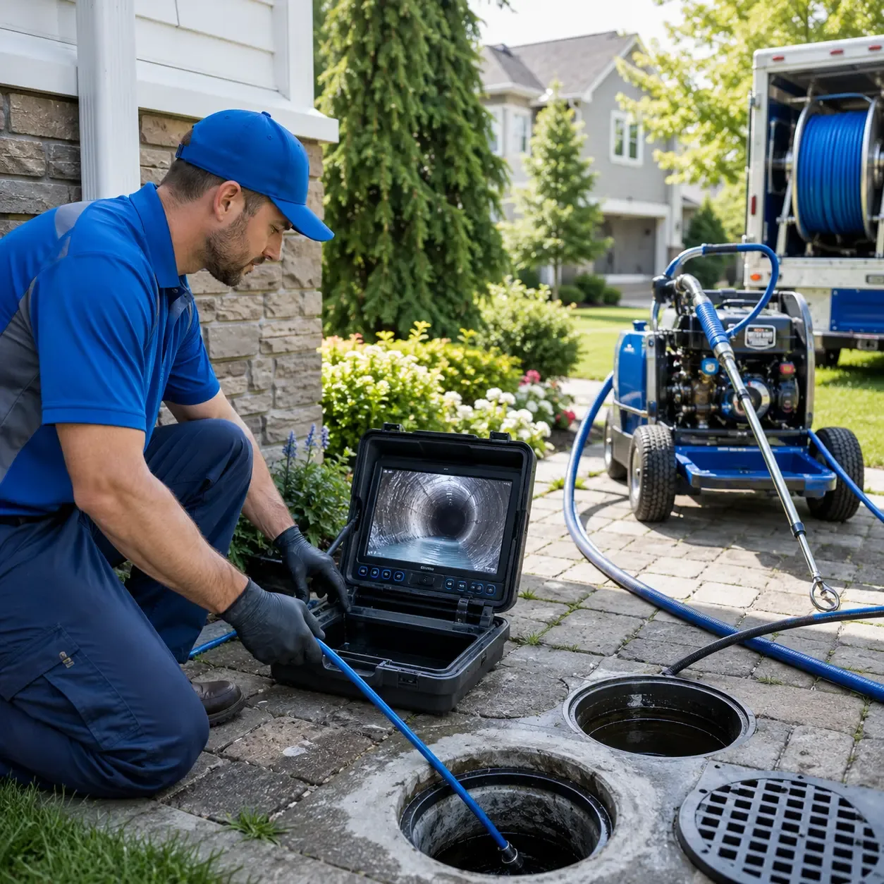 Outdoor drain cleaning professionals serving Carver, MA