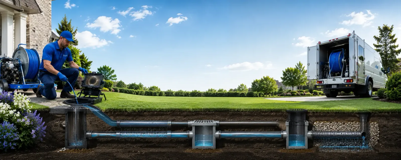 Outdoor drain cleaning information for Carver, MA